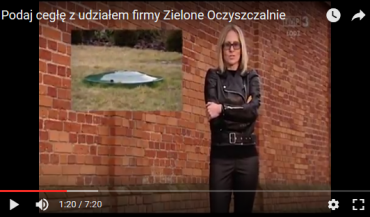 Podaj cegłę z udziałem firmy Zielone Oczyszczalnie 