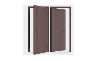 Stalowe drzwi zewnętrzne 101mm od Doorhan 