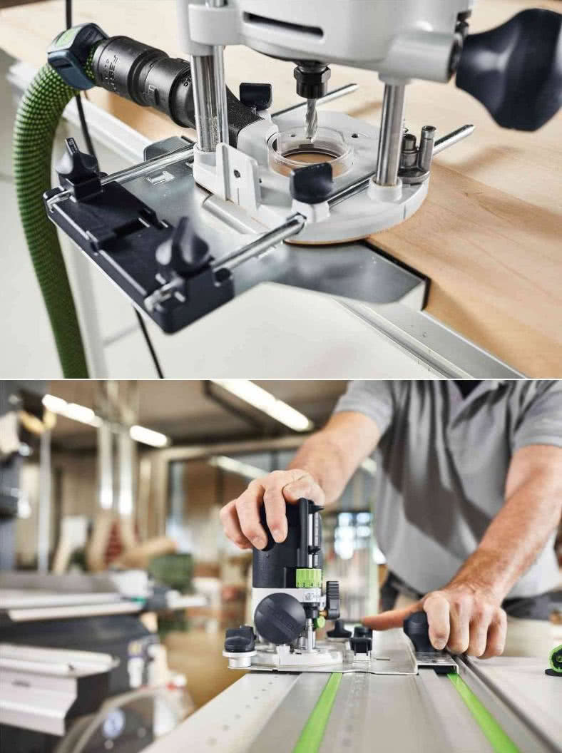 Frezarka górnowrzecionowa OF 1010 REBQ-Set 577168. fot. Festool Frezarka górnowrzecionowa OF 1010 REBQ-Set 577168. fot. Festool