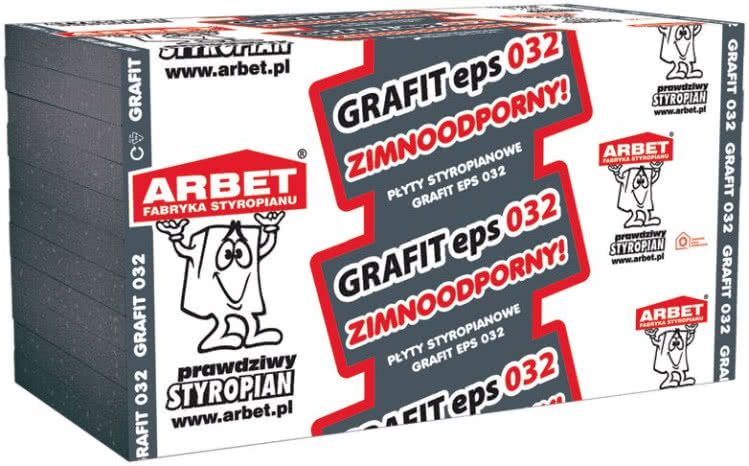 Płyty styropianowe Grafit EPS 032 Arbet