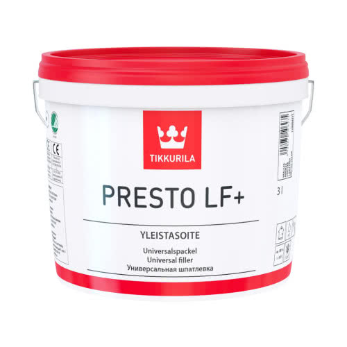 Szpachla odporna na wilgoć - Presto LF+ Szpachla odporna na wilgoć - Presto LF+