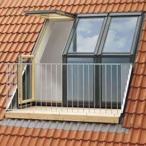 Balkon w połaci dachu Balkon w połaci dachu
