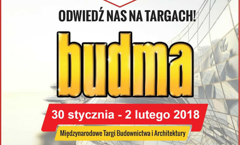Firma JONIEC® zaprasza na targi BUDMA 2018