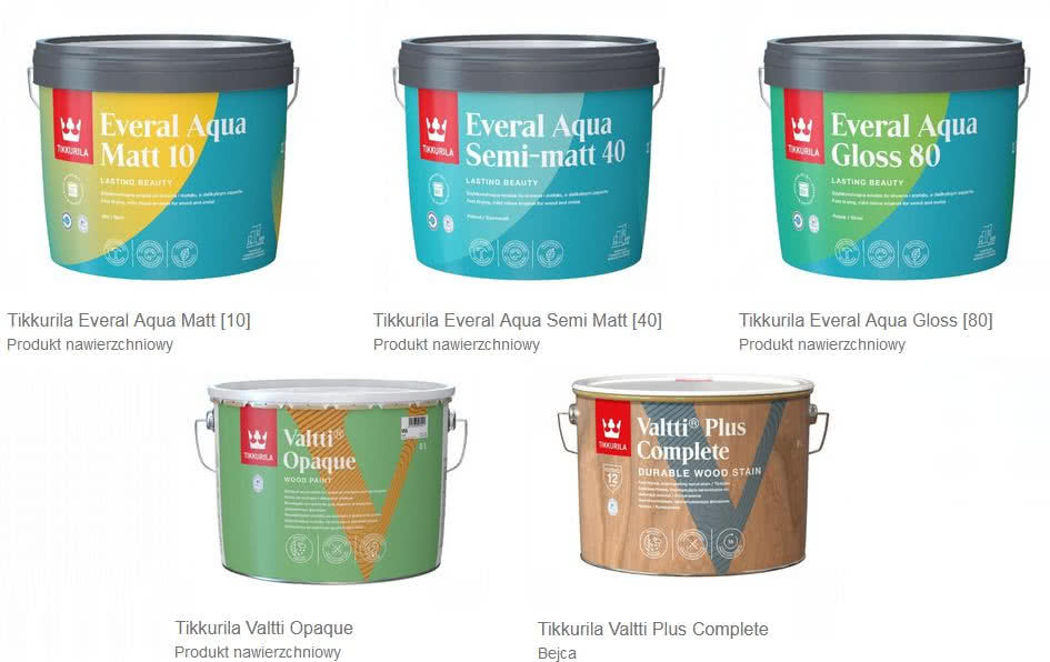 Wybrane produkty Tikkurila do odnawiania okien drewnianych Wybrane produkty Tikkurila do odnawiania okien drewnianych