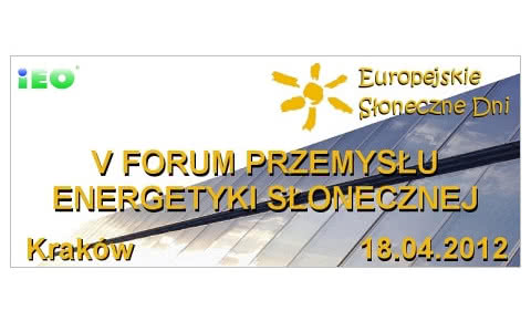 V Forum Przemysłu Energetyki Słonecznej