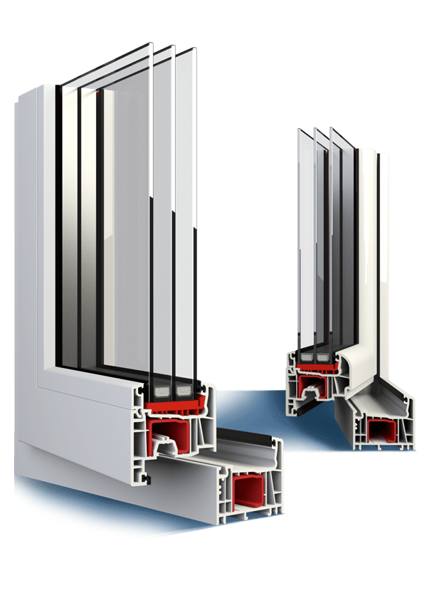 Okna z PVC Streamline 76 